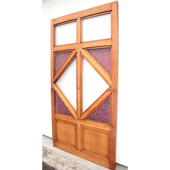 プレス紫色ガラス建具　GD1141 