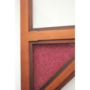 プレス紫色ガラス建具　GD1141 