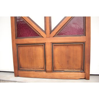 プレス紫色ガラス建具　GD1141 