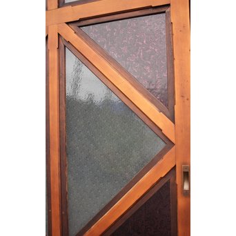 プレス紫色ガラス建具　GD1141 