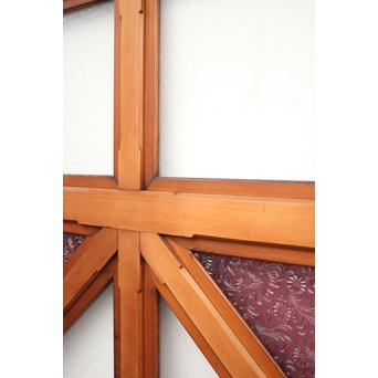 プレス紫色ガラス建具　GD1141 