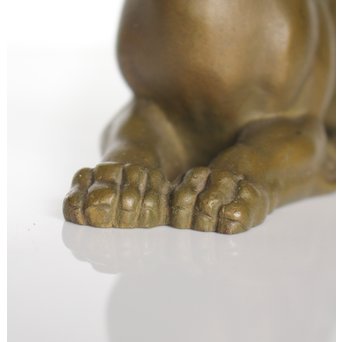 津田信夫/大寿 ブロンズ獅子　M021 