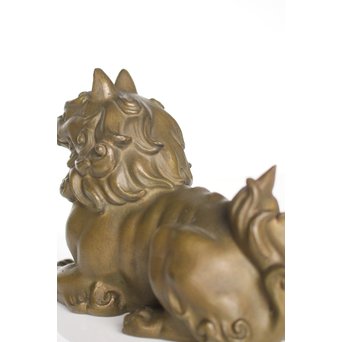 津田信夫/大寿 ブロンズ獅子　M021 