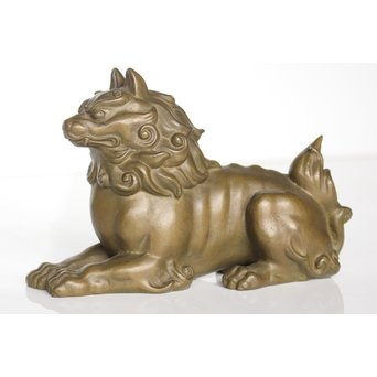 津田信夫/大寿 ブロンズ獅子　M021 