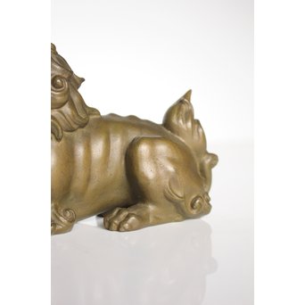 津田信夫/大寿 ブロンズ獅子　M021 