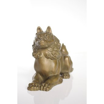 津田信夫/大寿 ブロンズ獅子　M021 