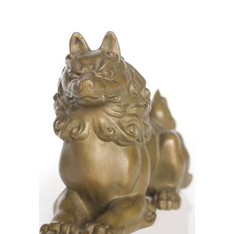 津田信夫/大寿 ブロンズ獅子　M021 