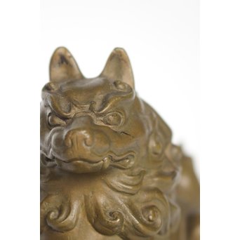 津田信夫/大寿 ブロンズ獅子　M021 