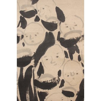 倣 伊藤若冲 千僧供養 掛軸　Z012 