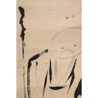 倣 伊藤若冲 千僧供養 掛軸　Z012 