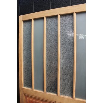 楢と欅の縞々ガラス戸　GD1146 