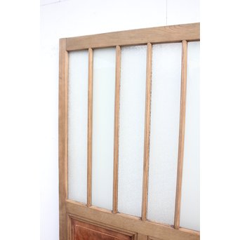 楢と欅の縞々ガラス戸　GD1146 