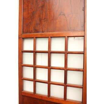 欅鏡板16分割硝子戸 4枚1組　GD1148Y 