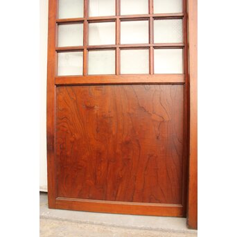 欅鏡板16分割硝子戸 4枚1組　GD1148Y 