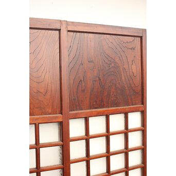 欅鏡板16分割硝子戸 4枚1組　GD1148Y 