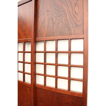 欅鏡板16分割硝子戸 4枚1組　GD1148Y 