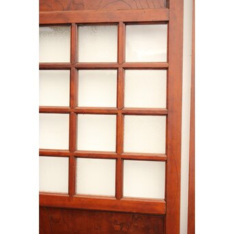 欅鏡板16分割硝子戸 4枚1組　GD1148Y 