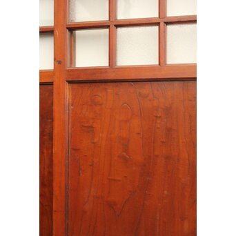 欅鏡板16分割硝子戸 4枚1組　GD1148Y 