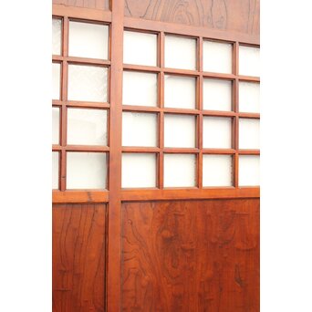 欅鏡板16分割硝子戸 4枚1組　GD1148Y 