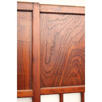 欅鏡板16分割硝子戸 4枚1組　GD1148Y 