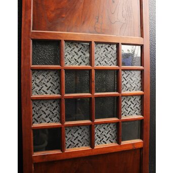 欅鏡板16分割硝子戸 4枚1組　GD1148Y 