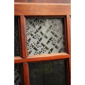 欅鏡板16分割硝子戸 4枚1組　GD1148Y 