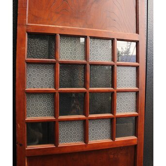 欅鏡板16分割硝子戸 4枚1組　GD1148Y 