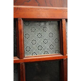 欅鏡板16分割硝子戸 4枚1組　GD1148Y 