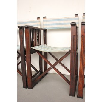 オリジナル生地 ヤマハ折り畳み式文化椅子 4脚セット  T401 