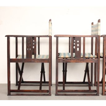 オリジナル生地 ヤマハ折り畳み式文化椅子 4脚セット  T401 