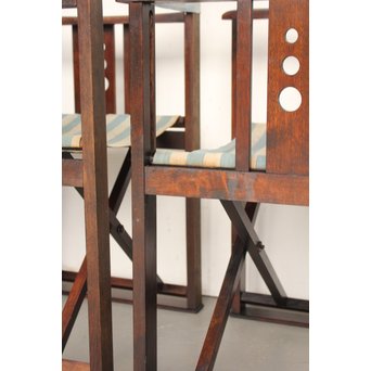 オリジナル生地 ヤマハ折り畳み式文化椅子 4脚セット  T401 