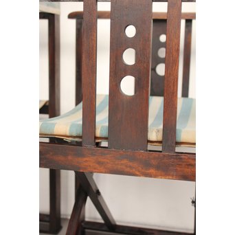 オリジナル生地 ヤマハ折り畳み式文化椅子 4脚セット  T401 