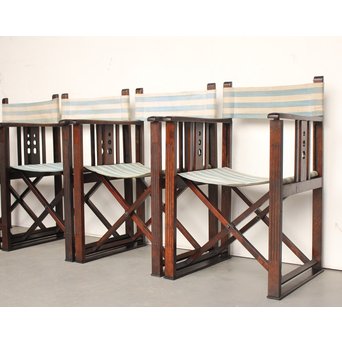 オリジナル生地 ヤマハ折り畳み式文化椅子 4脚セット  T401 