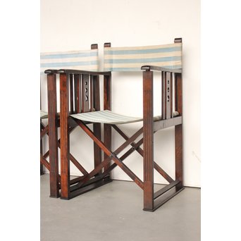 オリジナル生地 ヤマハ折り畳み式文化椅子 4脚セット  T401 