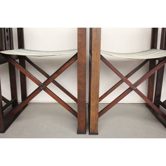 オリジナル生地 ヤマハ折り畳み式文化椅子 4脚セット  T401 