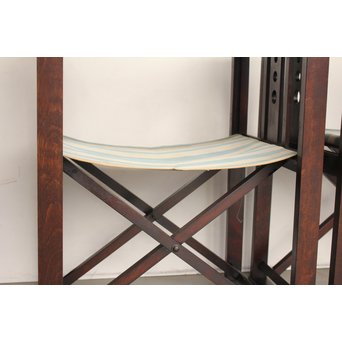 オリジナル生地 ヤマハ折り畳み式文化椅子 4脚セット  T401 