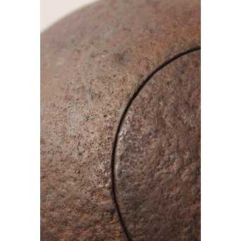 小泉仁左衛門 日の丸型茶釜　M026 