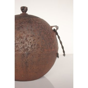 小泉仁左衛門 日の丸型茶釜　M026 