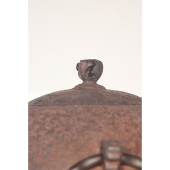 小泉仁左衛門 日の丸型茶釜　M026 