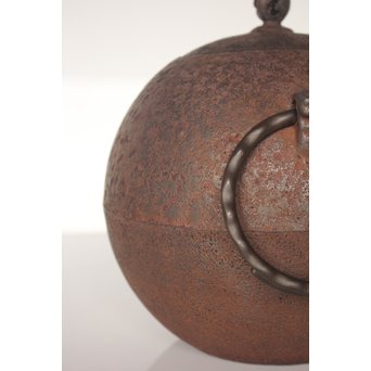 小泉仁左衛門 日の丸型茶釜　M026 