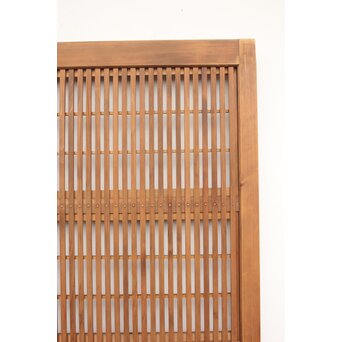 腰板欅 障子枠付 白木格子戸 4枚1組　L918 