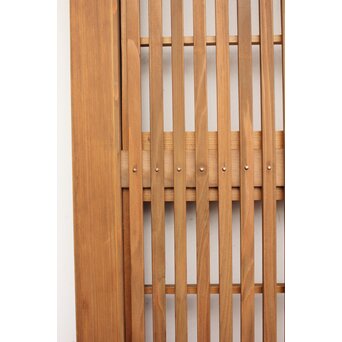 腰板欅 障子枠付 白木格子戸 4枚1組　L918 