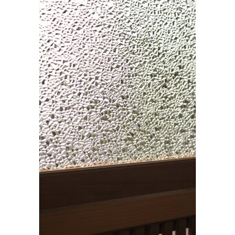 腰板欅 障子枠付 白木格子戸 4枚1組　L918 