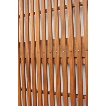 腰板欅 障子枠付 白木格子戸 4枚1組　L918 