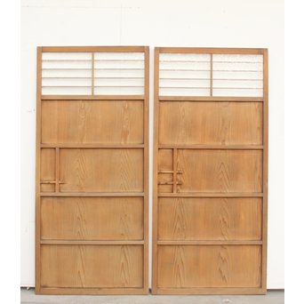 にかわガラス雪隠戸 2枚1組　GD1149 