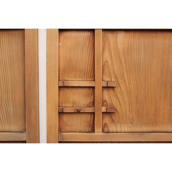 にかわガラス雪隠戸 2枚1組　GD1149 