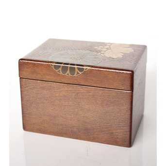 桑地 蒔絵茶箱　X023 