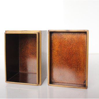 桑地 蒔絵茶箱　X023 