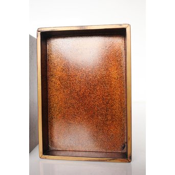 桑地 蒔絵茶箱　X023 