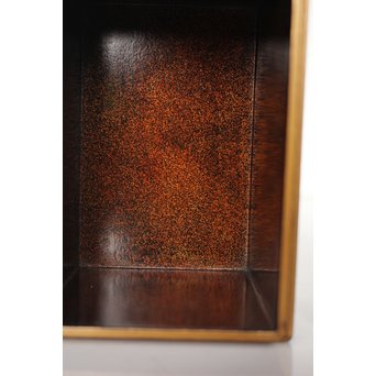 桑地 蒔絵茶箱　X023 